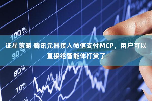 证星策略 腾讯元器接入微信支付MCP，用户可以直接给智能体打赏了