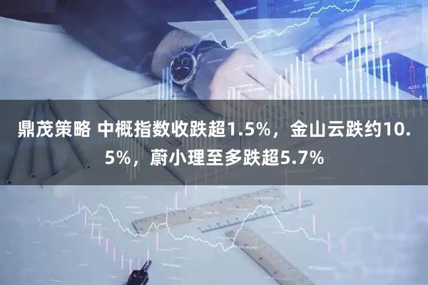 鼎茂策略 中概指数收跌超1.5%，金山云跌约10.5%，蔚小理至多跌超5.7%