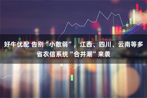 好牛优配 告别“小散弱”，江西、四川、云南等多省农信系统“合并潮”来袭